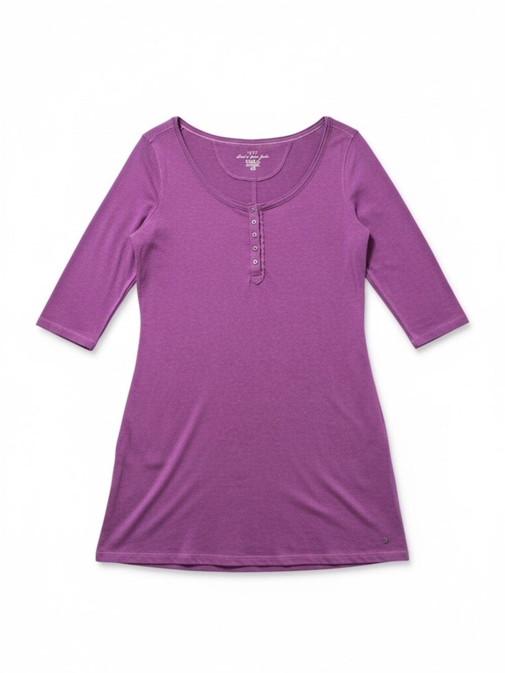 H&M Quarter Sleeve Burgundy T-Shirt Dress XL